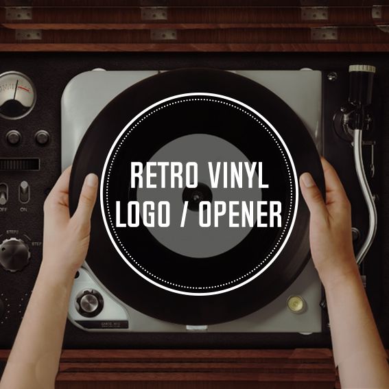 Music Vinyl Logo Opener