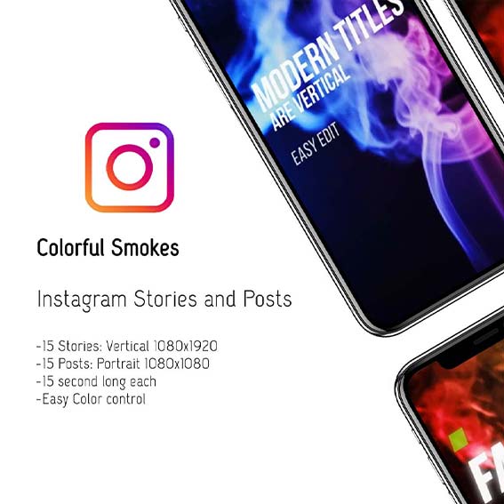 Colorful Smokes Stories and Posts